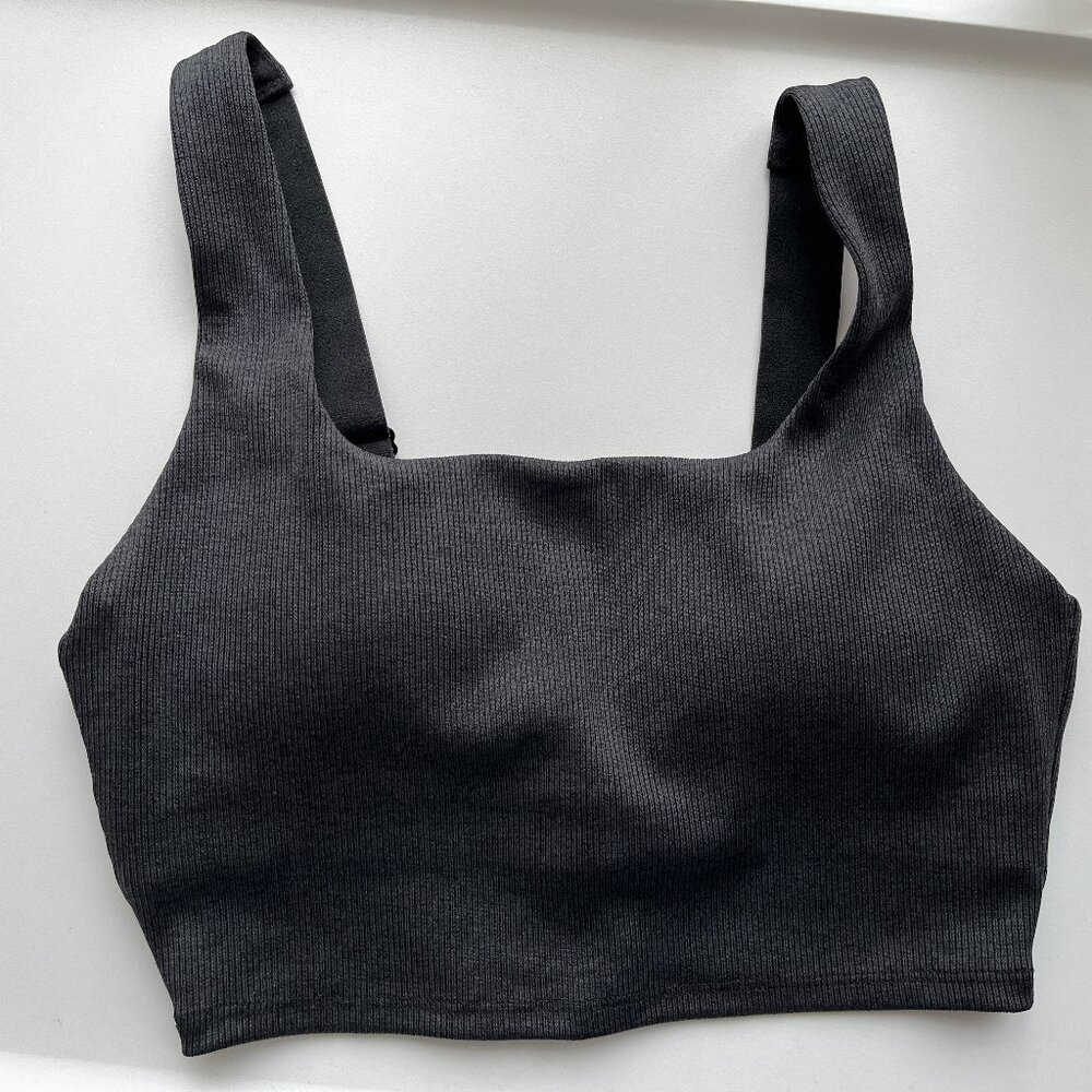 GapFit XS Sports Bra NWOT Dark Grey